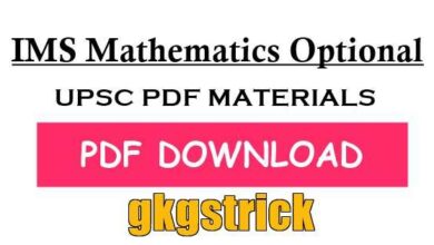 Photo of IMS Mathematics Optional Notes PDF