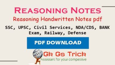 Photo of Reasoning Notes in Hindi PDF Download
