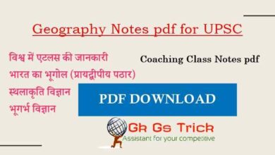 Geography Notes pdf by Khan Sir